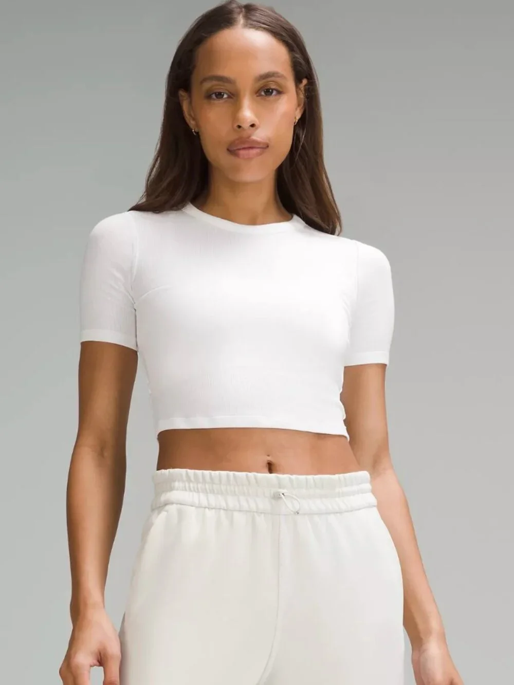 Hold Tight Straight-Hem Cropped T-Shirt | Lululemon